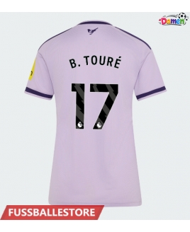 Günstige Newcastle United Bazoumana Toure #17 3rd trikot Damen 2026-27 Kurzarm